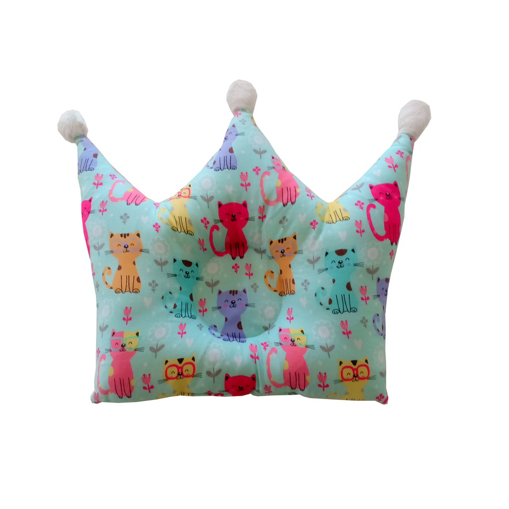 Bantal Peyang Bayi Mahkota Crown Newborn Baby Motif Karakter Lucu By Ndollolo