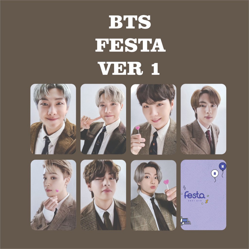 BTS FESTA CALENDAR PHOTOCARD