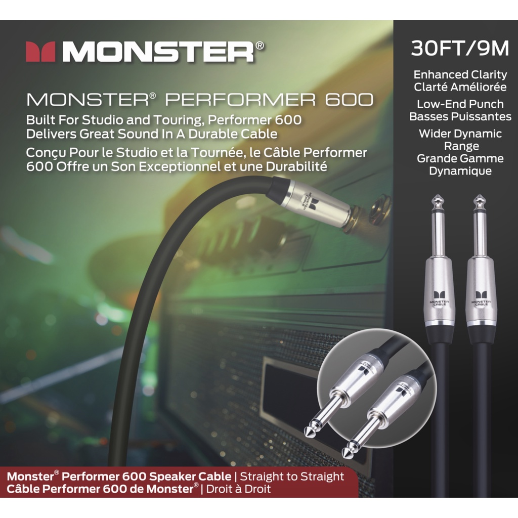 Monster Prolink Performer 600 30 ft Speaker Cable