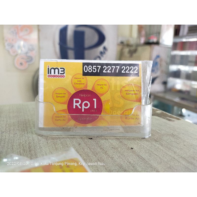 NOMOR CANTIK INDOSAT KWARTET 2277 2222