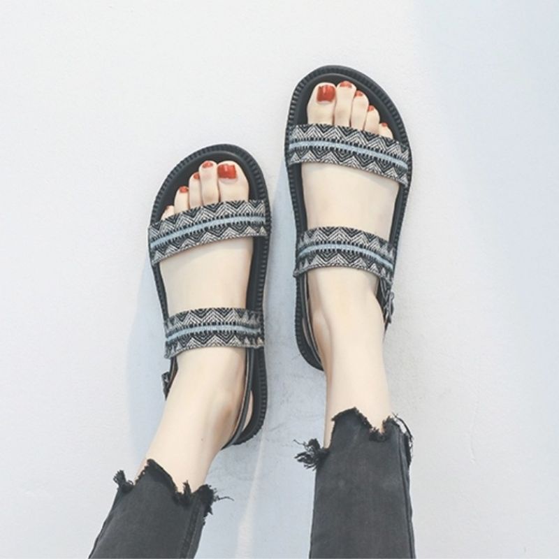 Sandal Wanita Najwa / Sendal Wanita Terbaru / Wedges Sandal Wanita Fashion Korea Trending / Bisa Cod