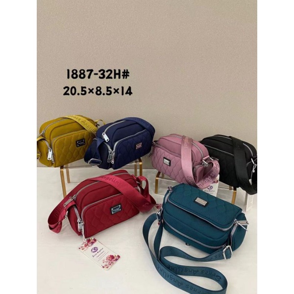 Tas Slempang ORI Ernes Angeline 1887-32 Free Dustbag