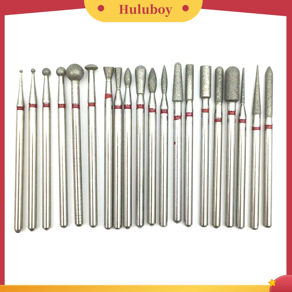 Huluboy Huluboy♡ Mata Bor Bahan Tungsten Steel Untuk Manicure / Pedicure