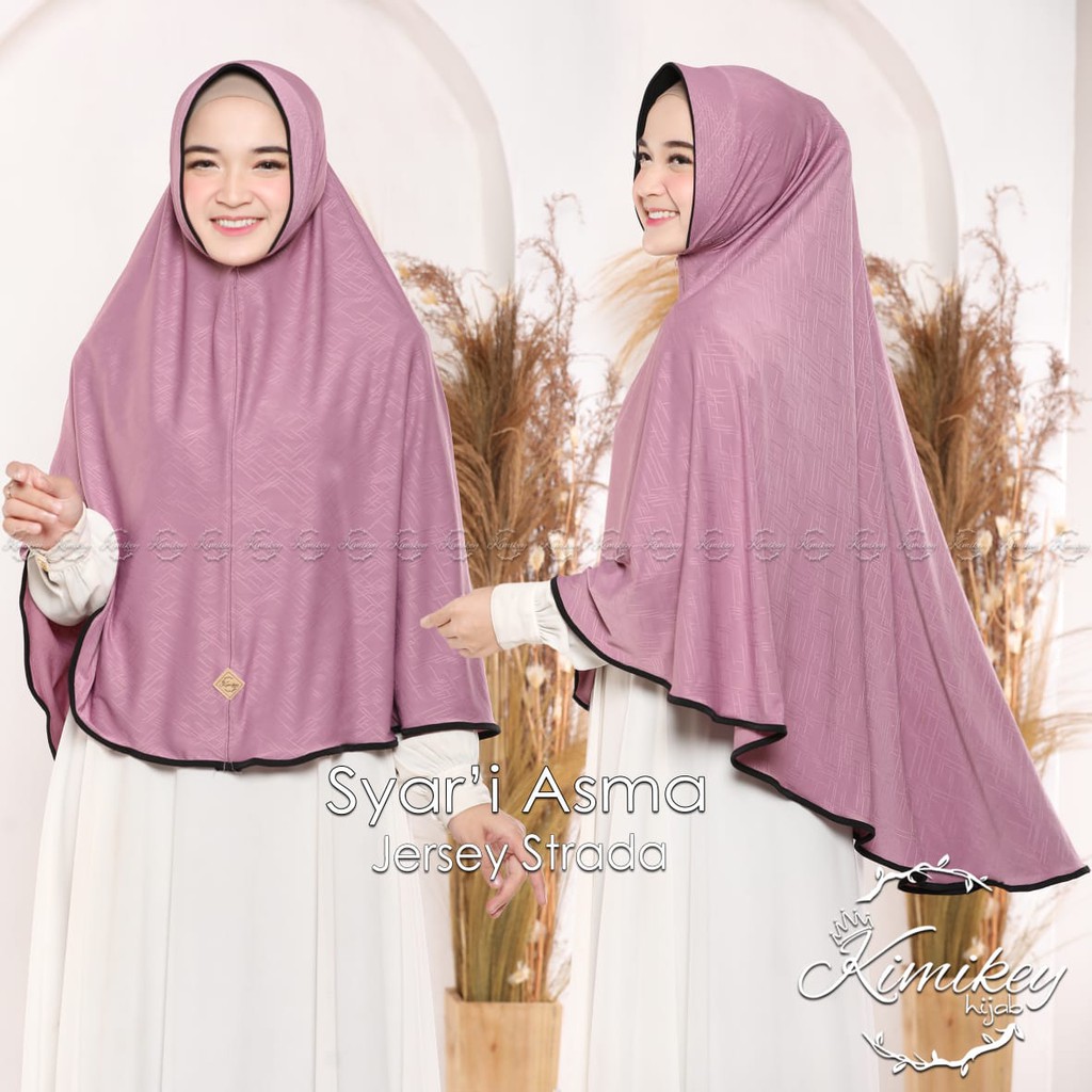 Jilbab Instan Jumbo list Syarí Azma  By Kimikey-LAVENDER