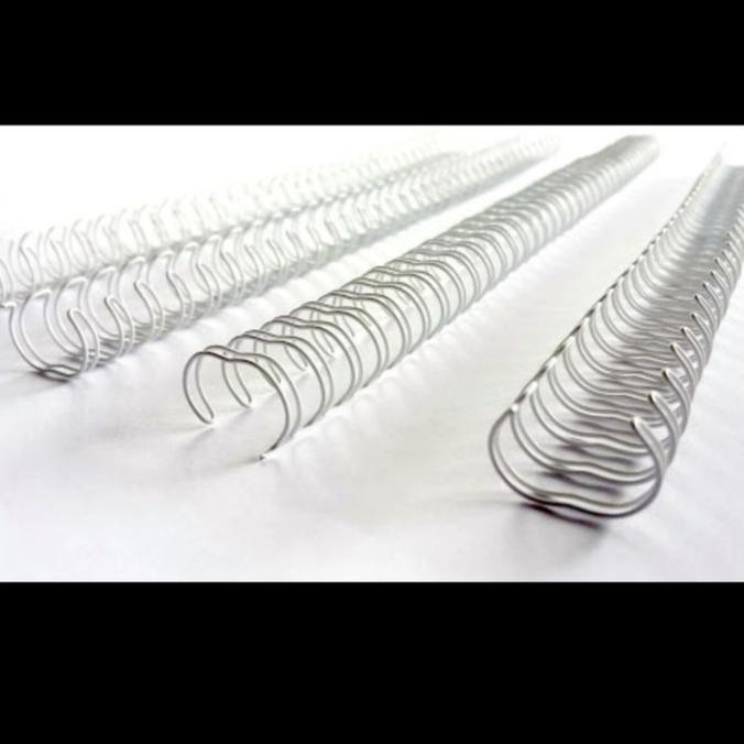 

Kualitas Terbaik] Ring Jilid Kawat Spiral 7/8 F4 22Mm Pitch 2:1 26 Lubang O Binding Wire - Putih