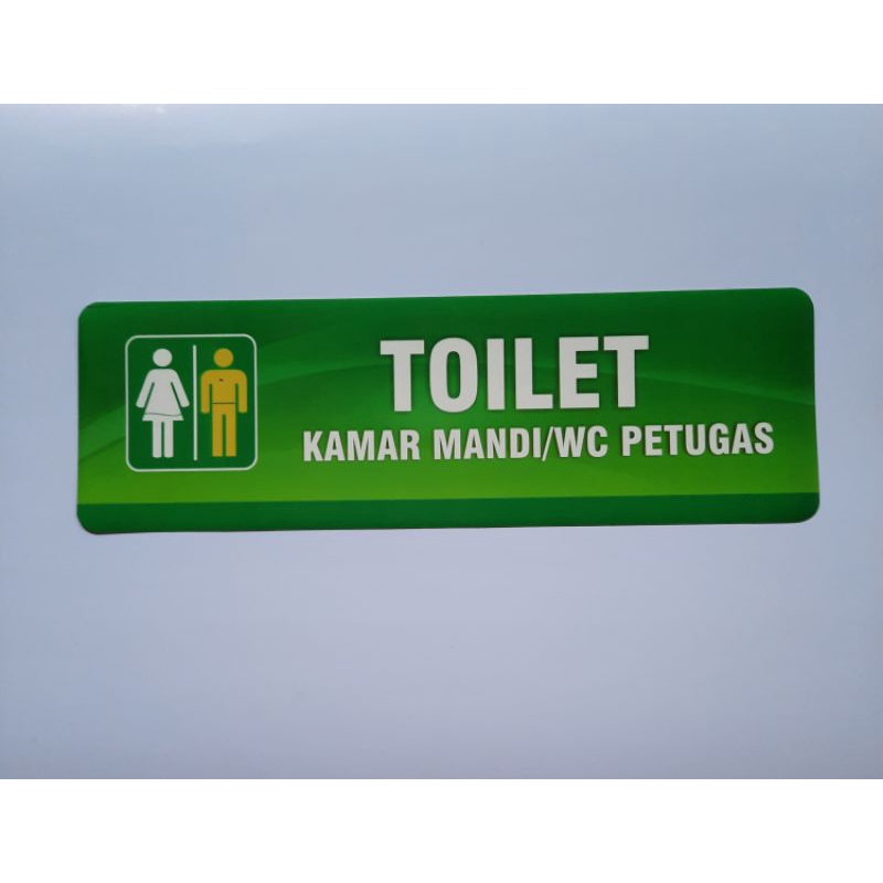 

Stiker Toilet Petugas | Stiker WC | Stiker Petunjuk Toilet | Label Petunjuk Toilet