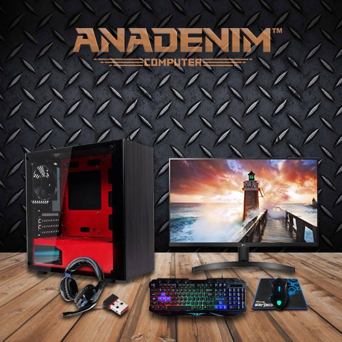 Paket Lengkap LED  24 inch I7 860 MB H 55 DDR 8 GB SSD 120 GB WIFI