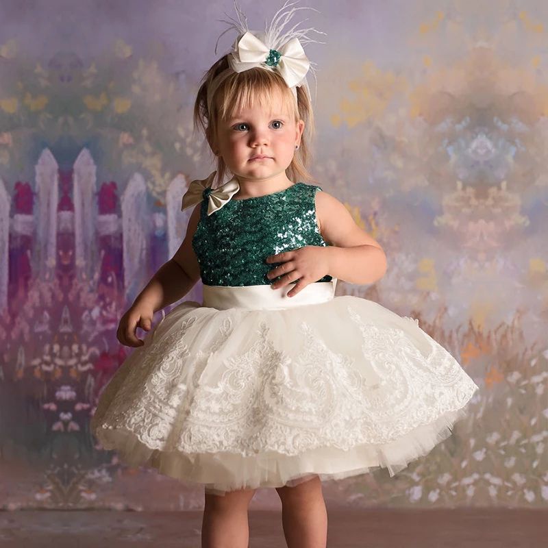 DRESS SEQUIN ANAK PEREMPUAN GAUN PESTA ULANG TAHUN BAYI PEREMPUAN DRESS TUTU ANAK PEREMPUAN GAUN PES