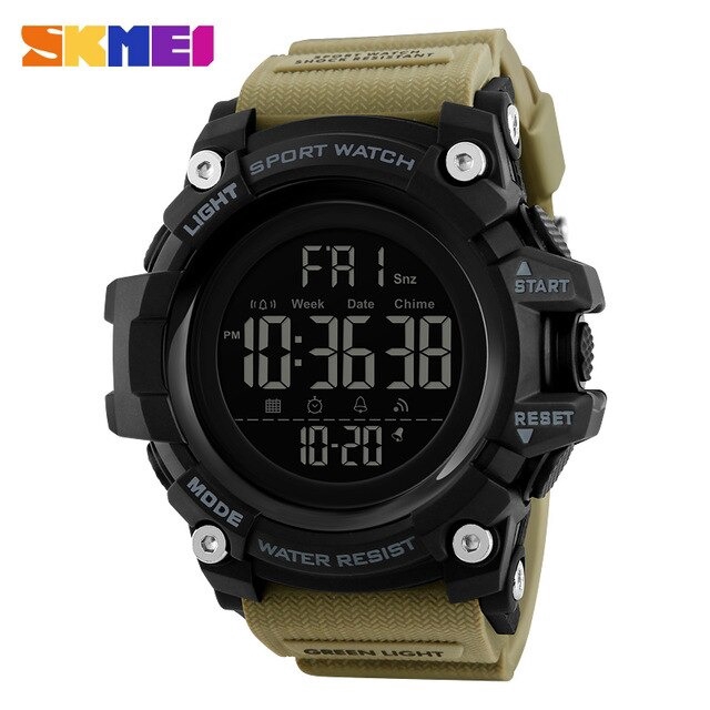 SKMEI 1384 Jam Tangan Pria Digital Dual Time Anti Air WK-SBY