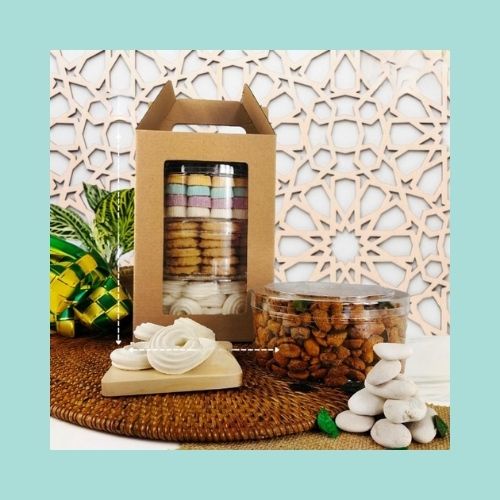 

Box Toples Kue Kering Hampers Lebaran Kotak Kado Gift Box Tas Jinjing gable Box Dus Packing Parcel Idul Fitri 500gr isi 2 3(10pcs)