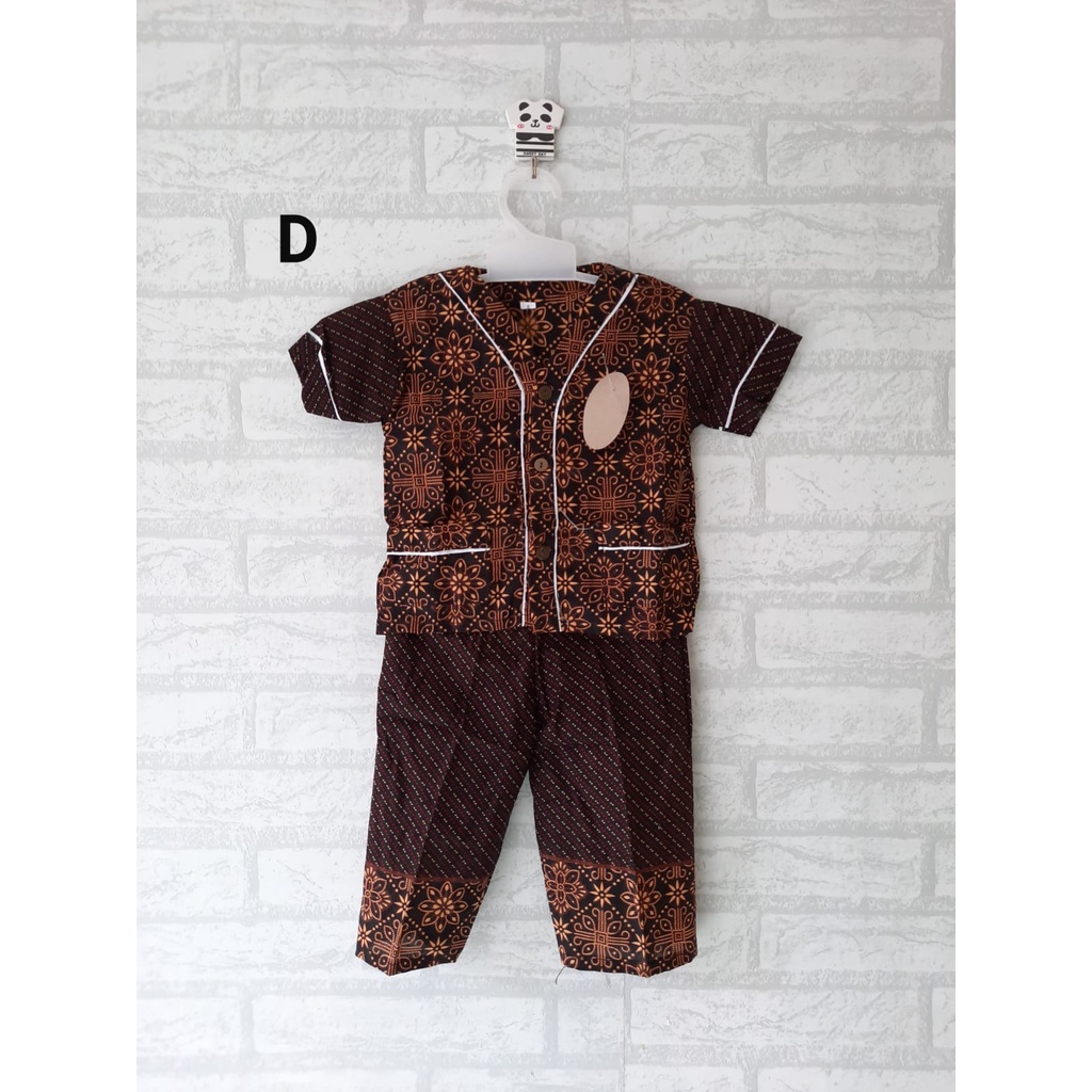 SETELAN PIYAMA BATIK ANAK