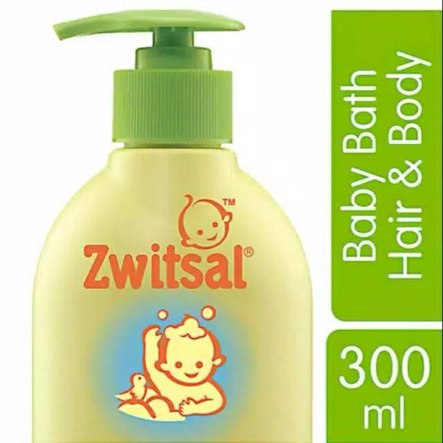 Zwitsal Baby Bath Natural 2in1 Hair &amp; Body 300ml