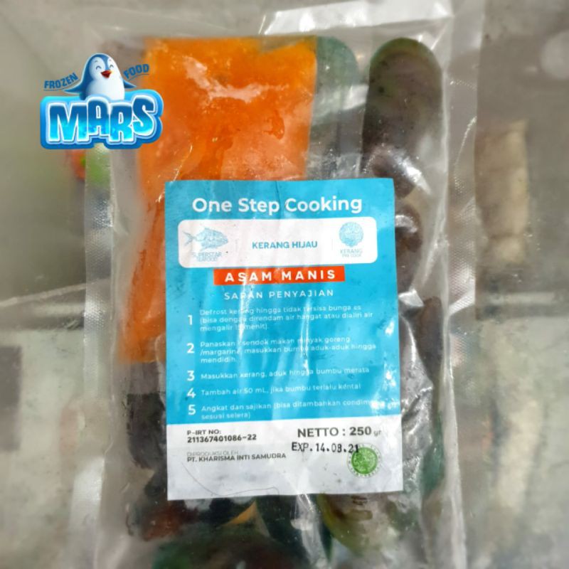 KERANG HIJAU INSTANT BUMBU SAUS PADANG-ASAM MANIS- BLKPEPER