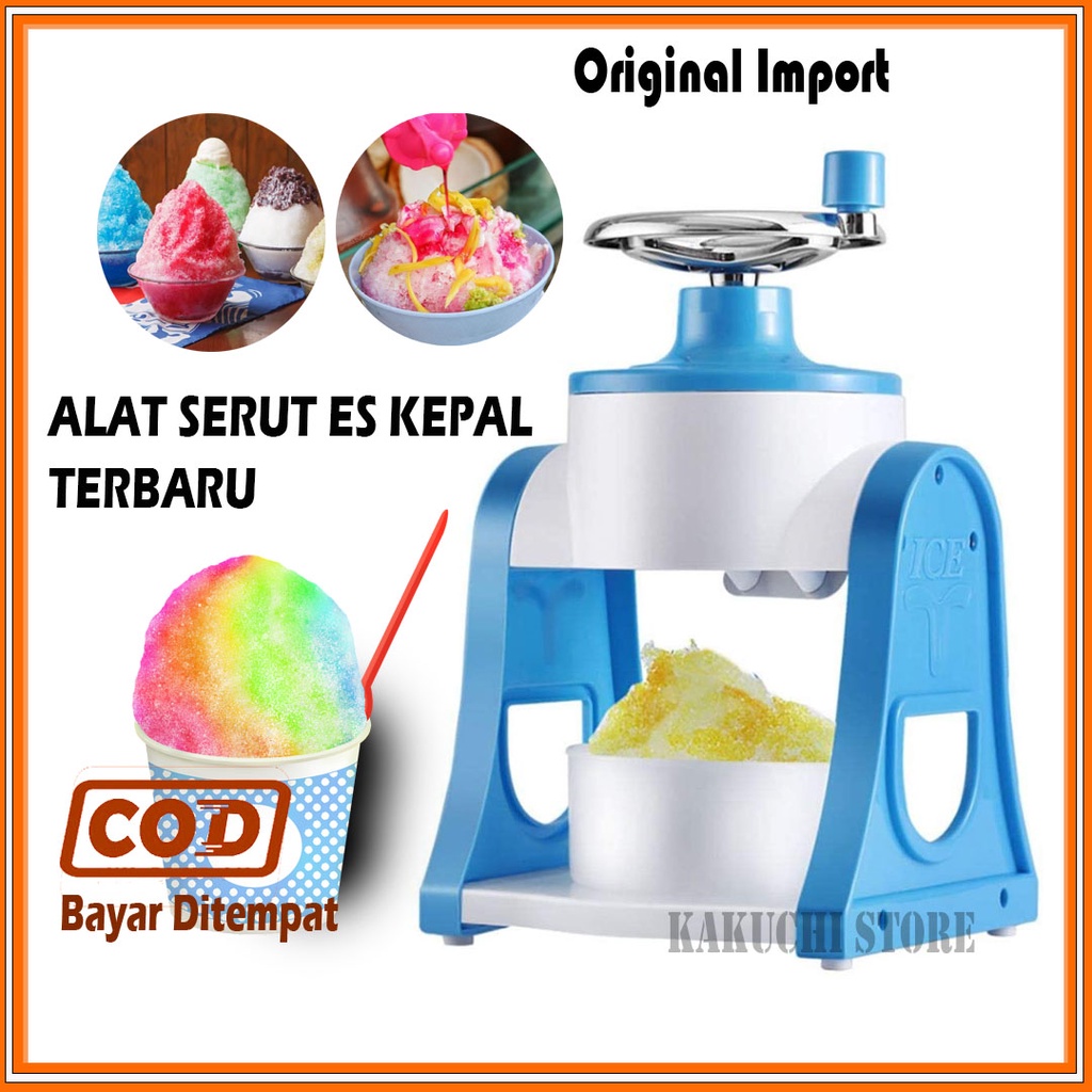 Alat Mesin Serutan Serut Es Batu Kepal Serut Manual Terbaru Generasi 2 Ice Shaver Es Campur Es Teler