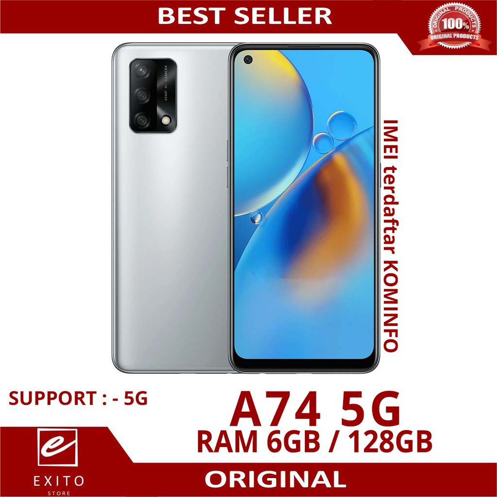 OPPO A74 6/128GB 5G GARANSI RESMI OPPO