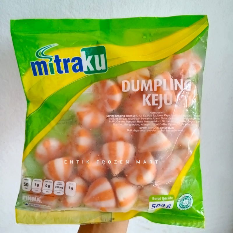 

Mitraku Dumpling Keju | Ayam | Bolognese 500gr (Isi lebih banyak) Mitra Ku