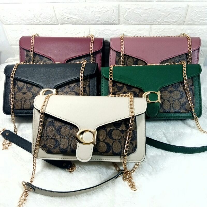 Tas Coach Premium Selempang Wanita Import Batam Slempang Murah Terbaru Fashion Kekinian