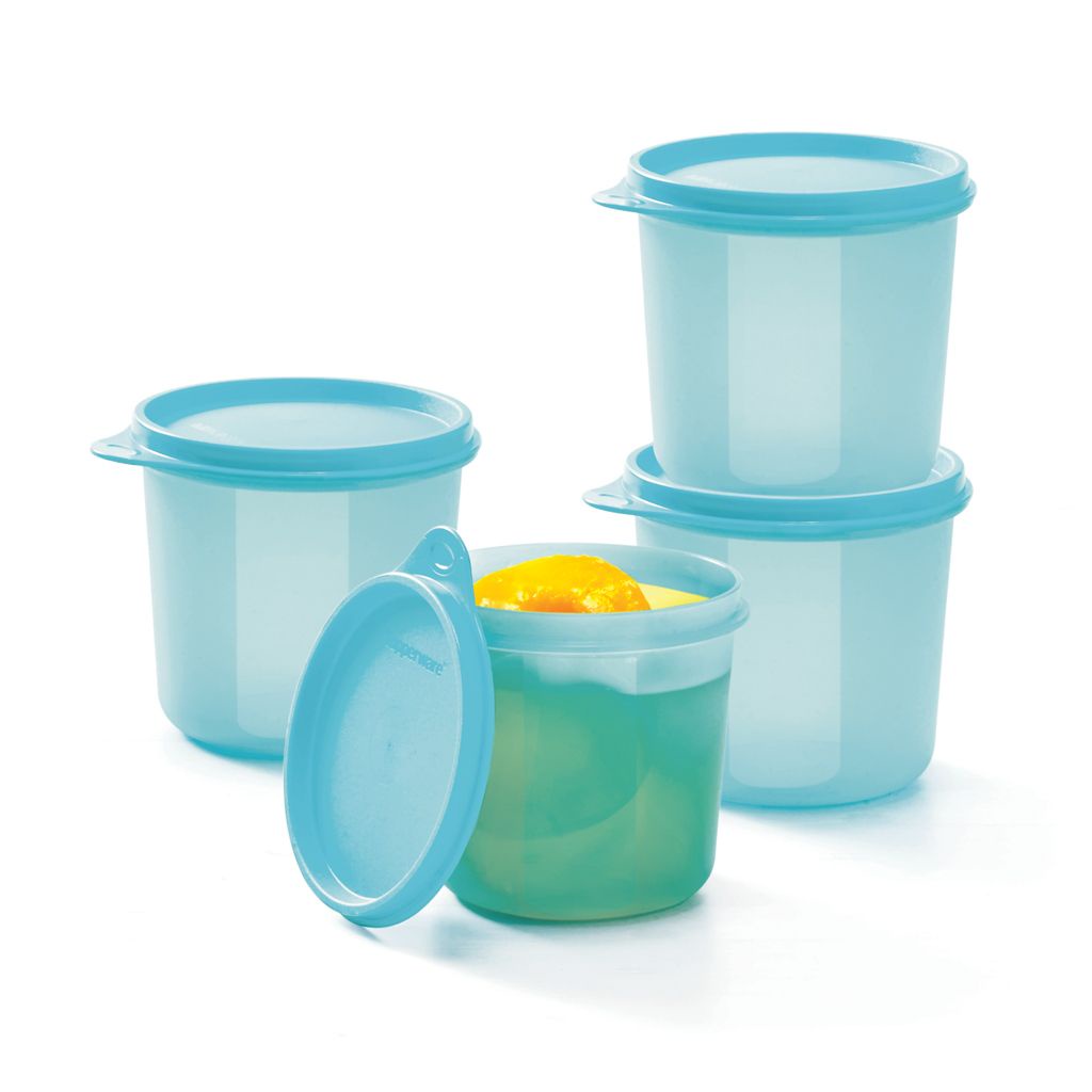 Compact Bowl High Mangkok Tupperware Biru
