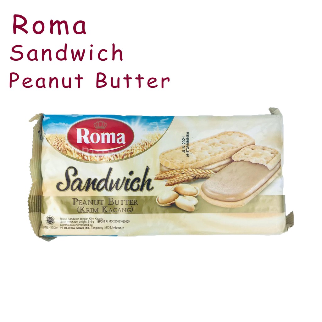 ROMA SANDWICH PEANUT BUTTER * ROMA * 189g