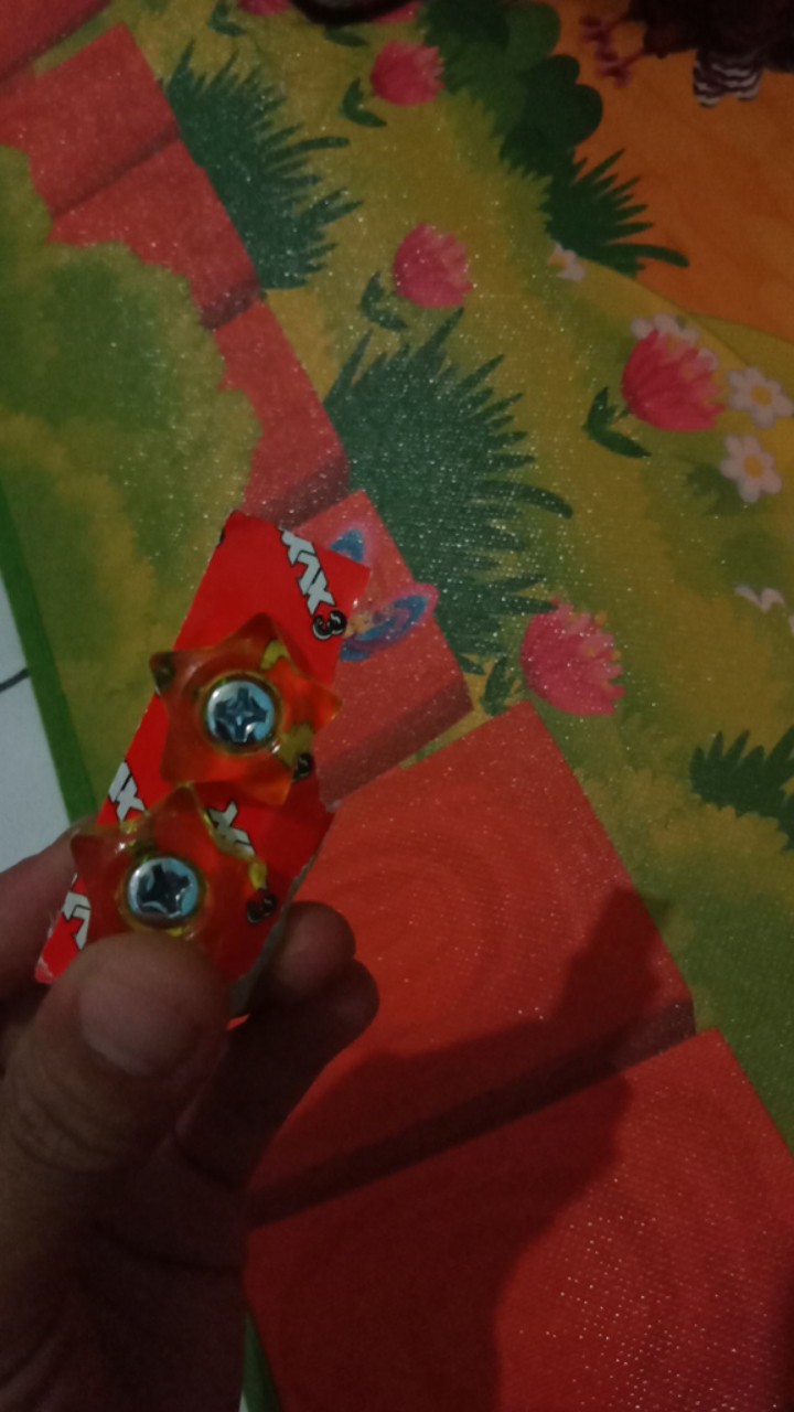 Baut Plat Nomer Model Bintang