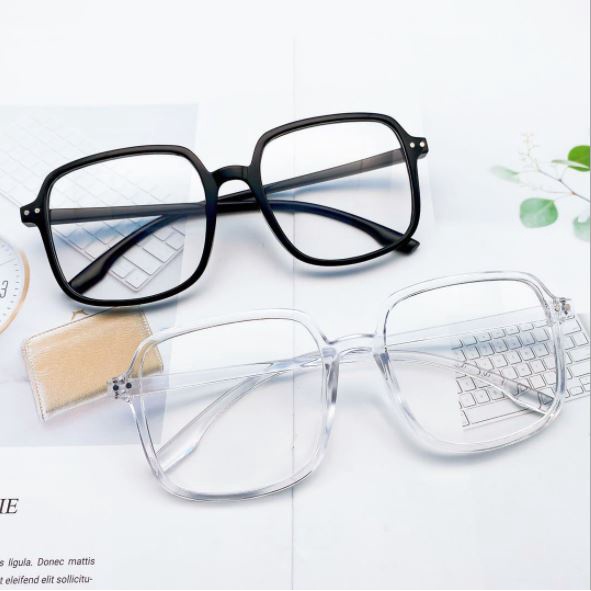 BV.ID KC107 KACAMATA ANTI RADIASI PERSEGI KACAMATA STYLE KOREA BINGKAI RETRO PETAK EYEGLASSES