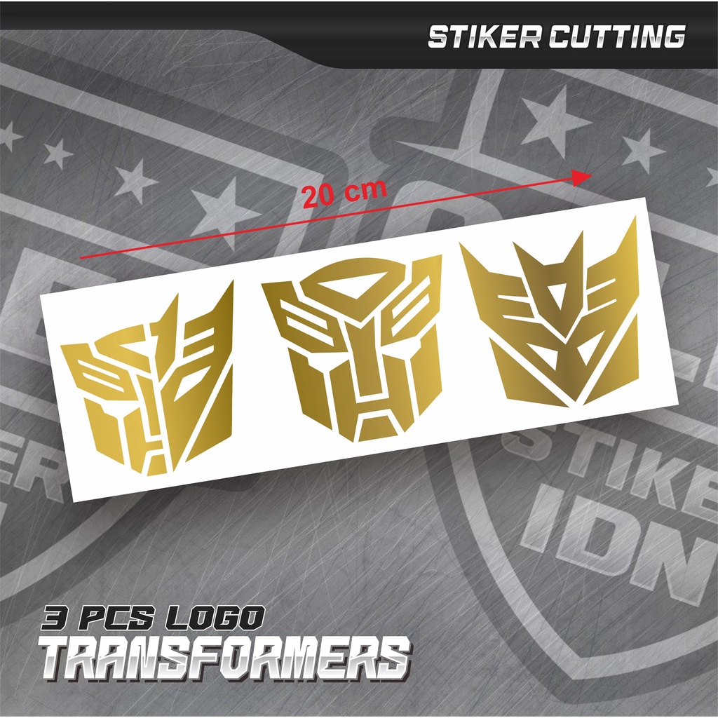 STIKER CUTTING LOGO AUTOBOT STIKER LOGO TRANSFORMERS DECEPTICON