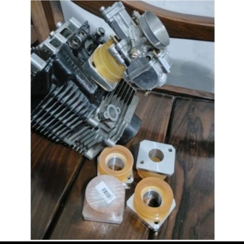 Manifol intek teflon intake manipol teflon satria fu PE PWK 28/30/32/34/38