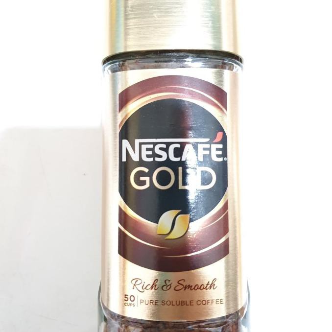 

Nescafe Gold Rich & Smooth 100gr Nestle Jar 50 cup Kopi Korea