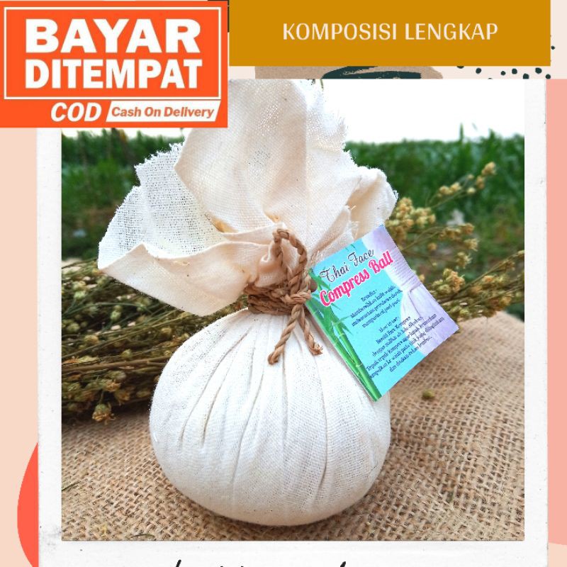 Kompres Wajah Bola Herbal Thai Face Compress Ball