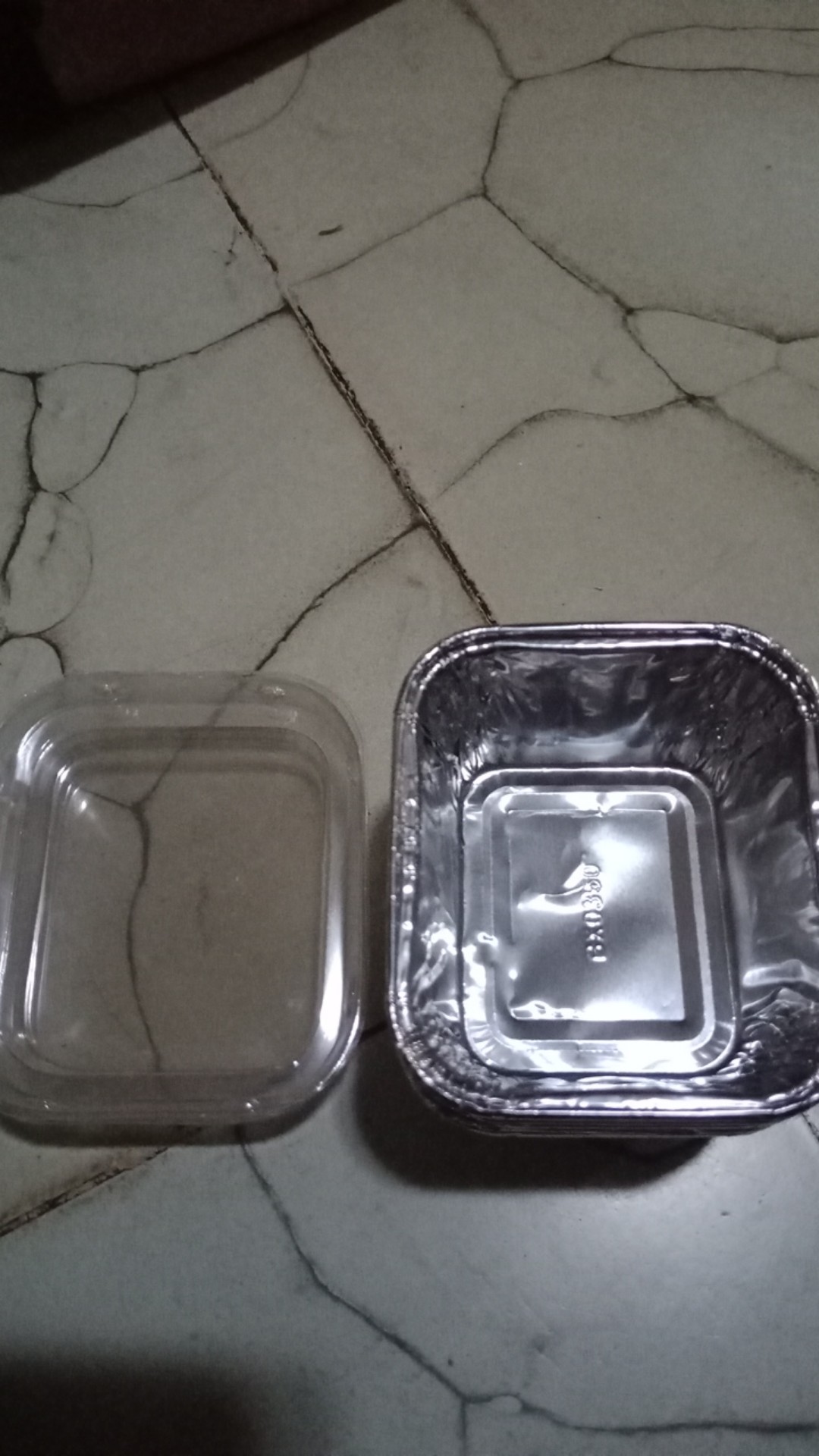 Alumuniumfoil Bx0350/wadah Makanan Panggang