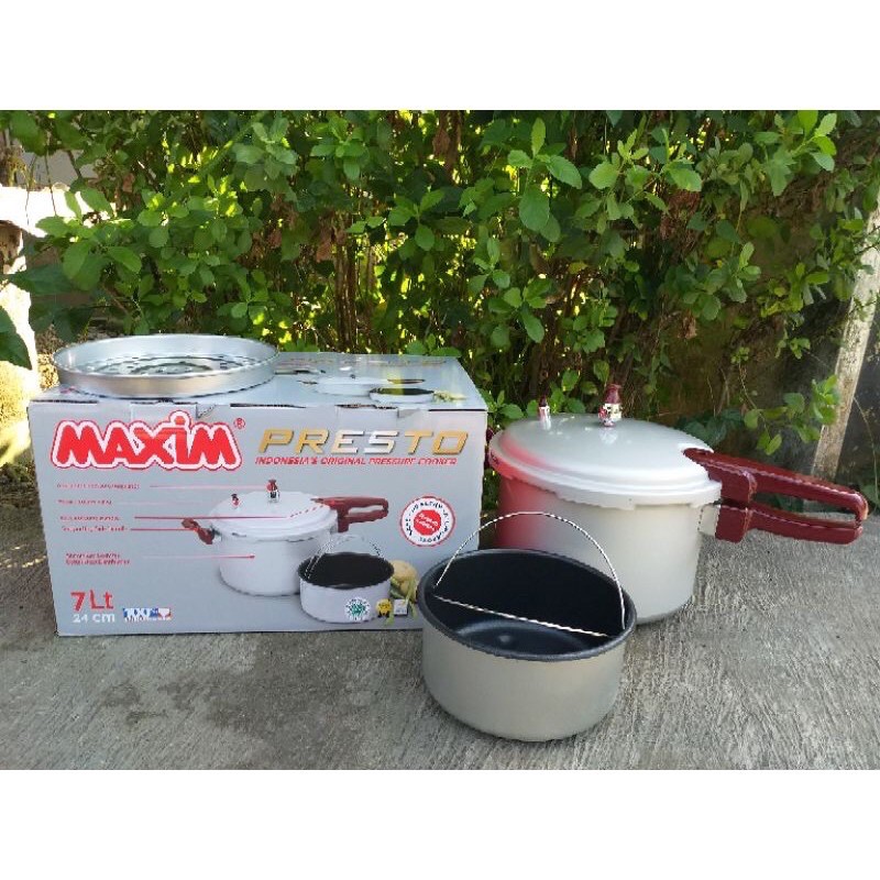 PRESTO MAXIM 7 LITER 24CM panci presto maxim panci serbaguna presto serbaguna maxim presto besar