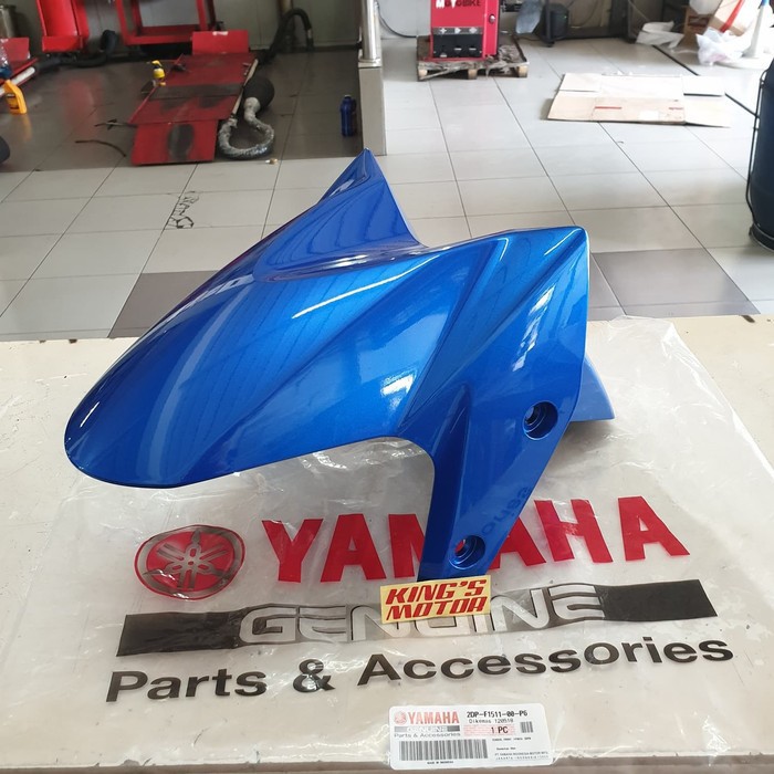 SPAKBOR DEPAN NEW NMAX, N-MAX CONNECTED 2020 BIRU (2DP-P6) ASLI YAMAHA