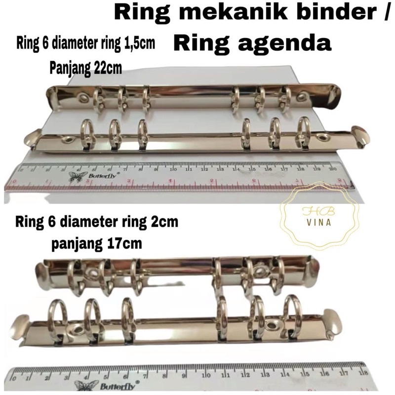 1pcs ring mekanik binder / ring agenda