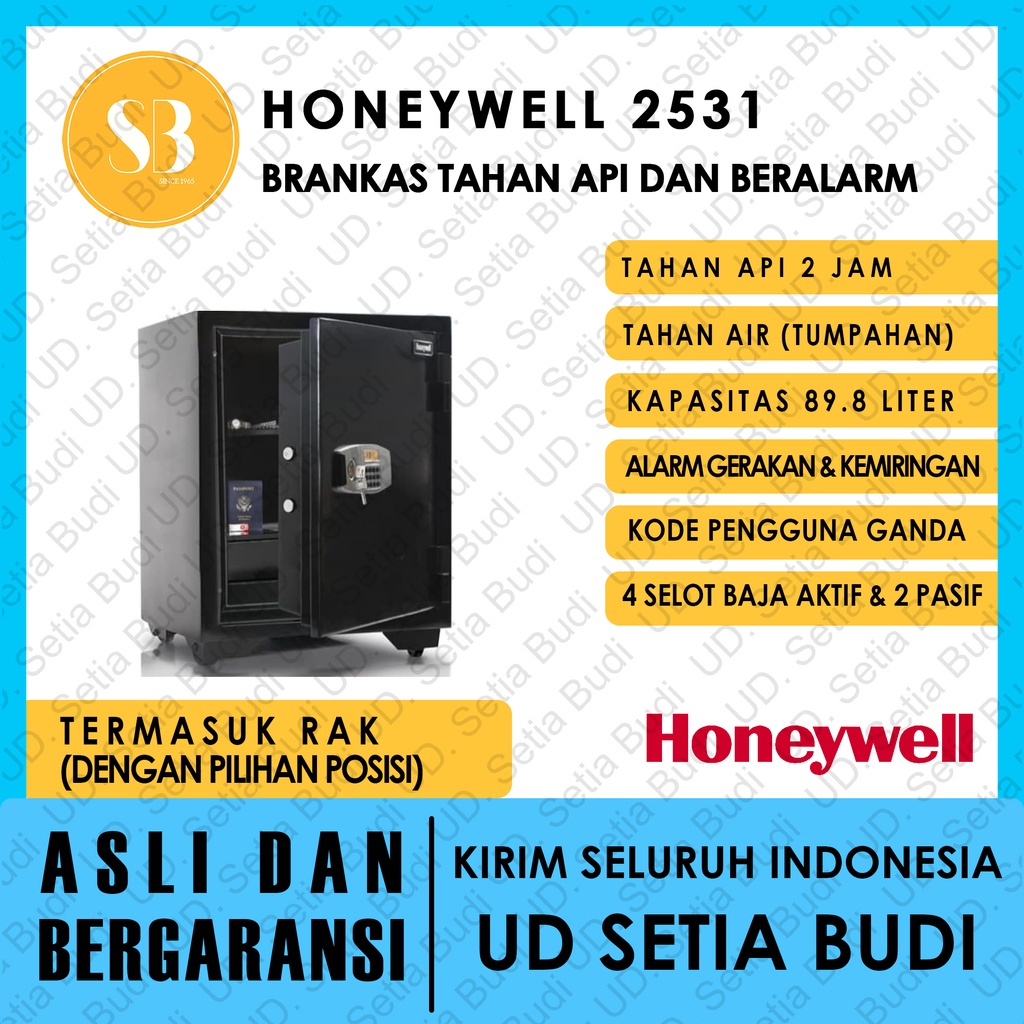 Brankas Honeywell 2531 Asli dan Bergaransi