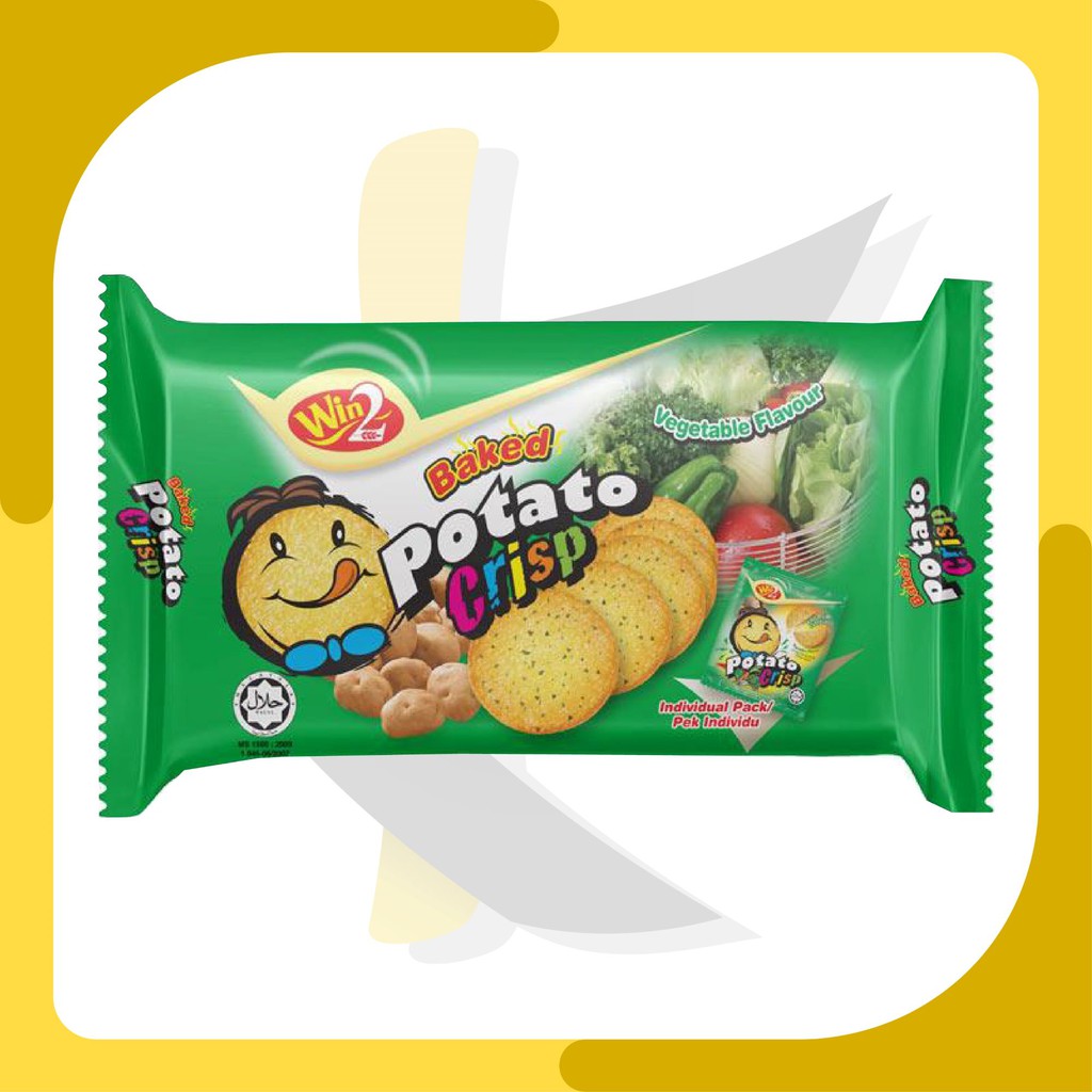 Snack Import Malaysia | WIN2 / Win Win Baked Potato Crisp Vegetable Snack 120gr