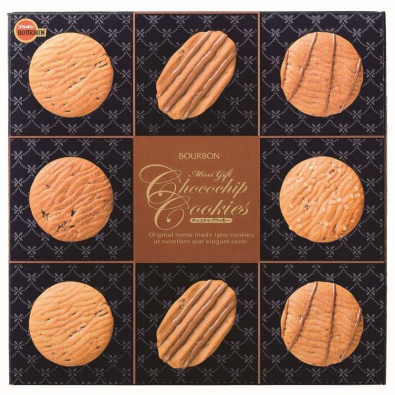 

BOURBON MINI GIFT CHOCO CHIP COOKIES TIN 319 GR