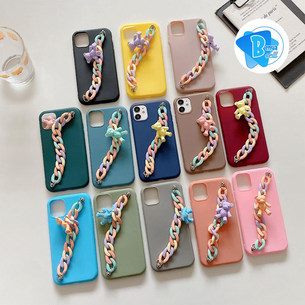CASE SOFTCASE CANDY GELANG RANTAI XIAOMI REDMI 9C GO NOTE 3 PRO BC1390
