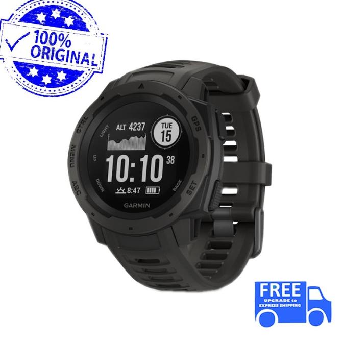 Garmin Instinct Graphite Smartwatch Pria