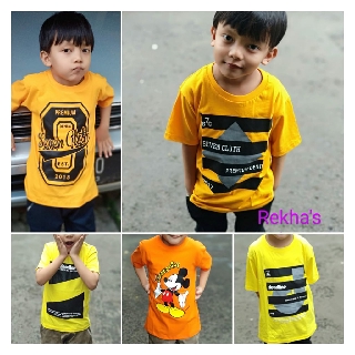 Setelan baju kaos distro  celana  chino anak  casual 