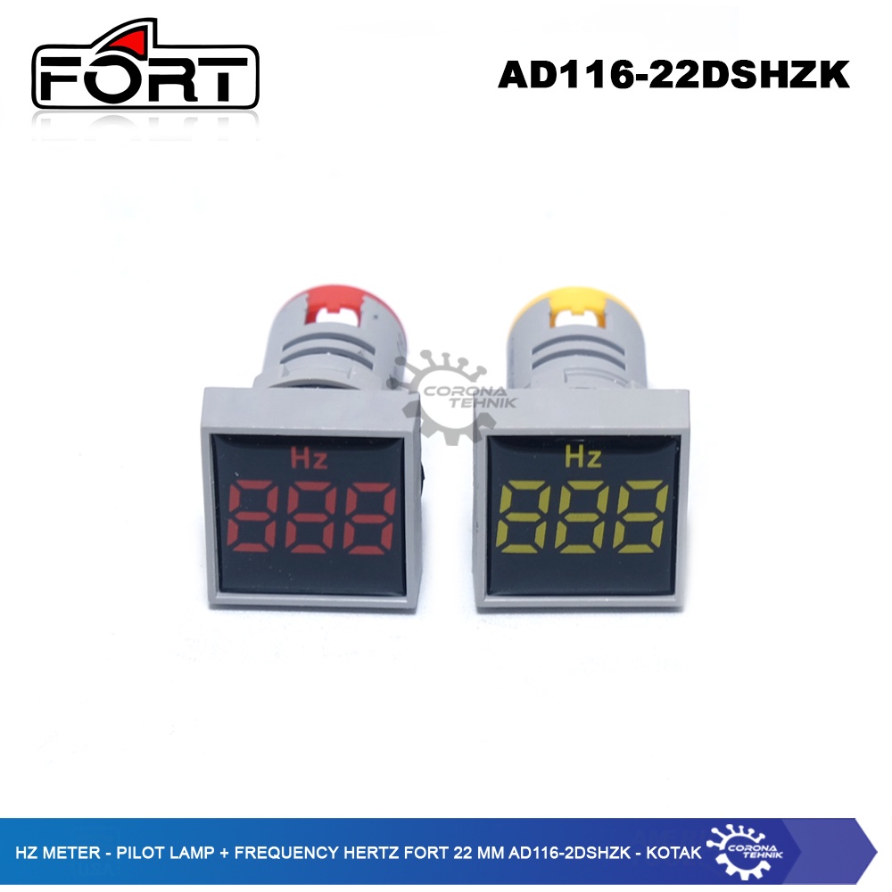 Pilot Lamp Frequency Hertz FORT 22 mm AD116-2DSHZK - Kotak - Hz Meter