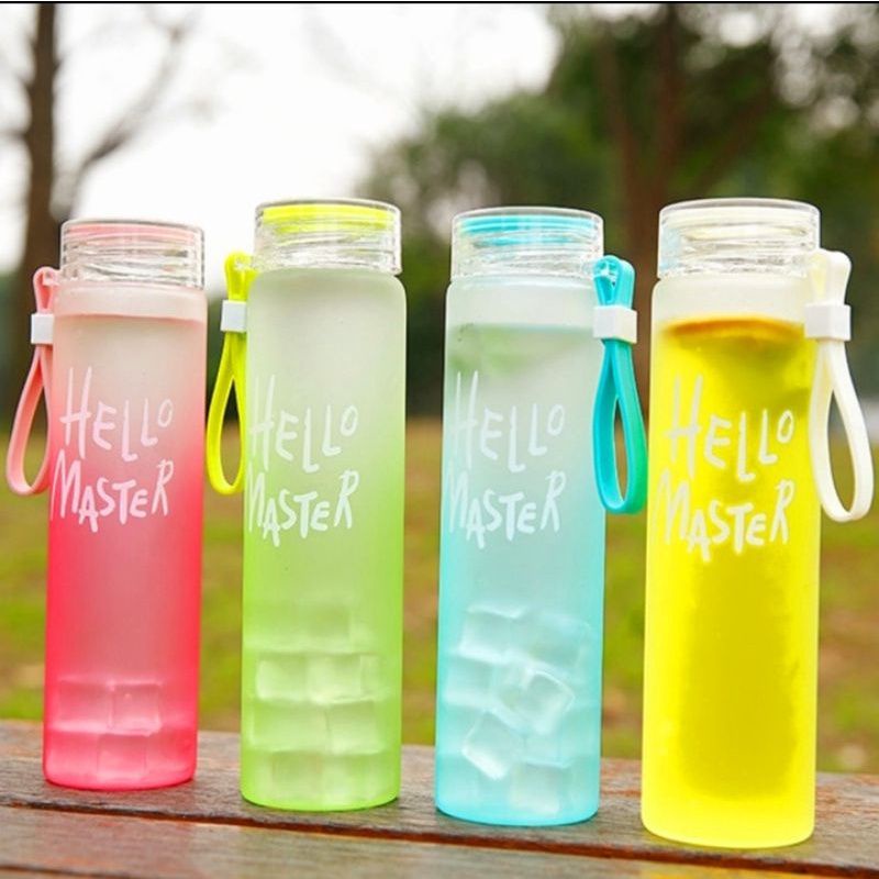 PR40 Botol Minum Hello Master 500mL &quot;termasuk packing bubble&quot;