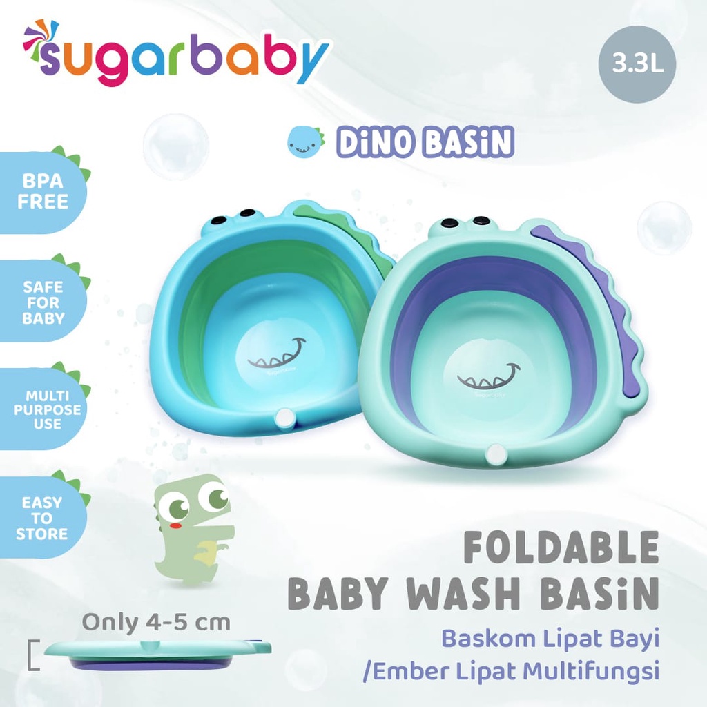 Sugar Baby Foldable Baby Wash Basin / Baskom Lipat Bayi