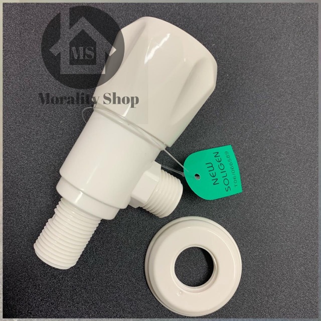 Stop Kran Single Plastik Soligen S16- Keran air Shower abs murah valve utk shower mandi kloset  i11