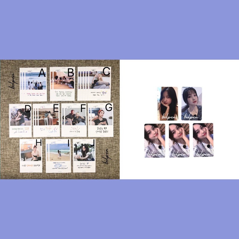 Gfriend - Memoria: Episode in Yangyang Merch | Official Photocard PC Diary Postcard Sowon Yuju Umji