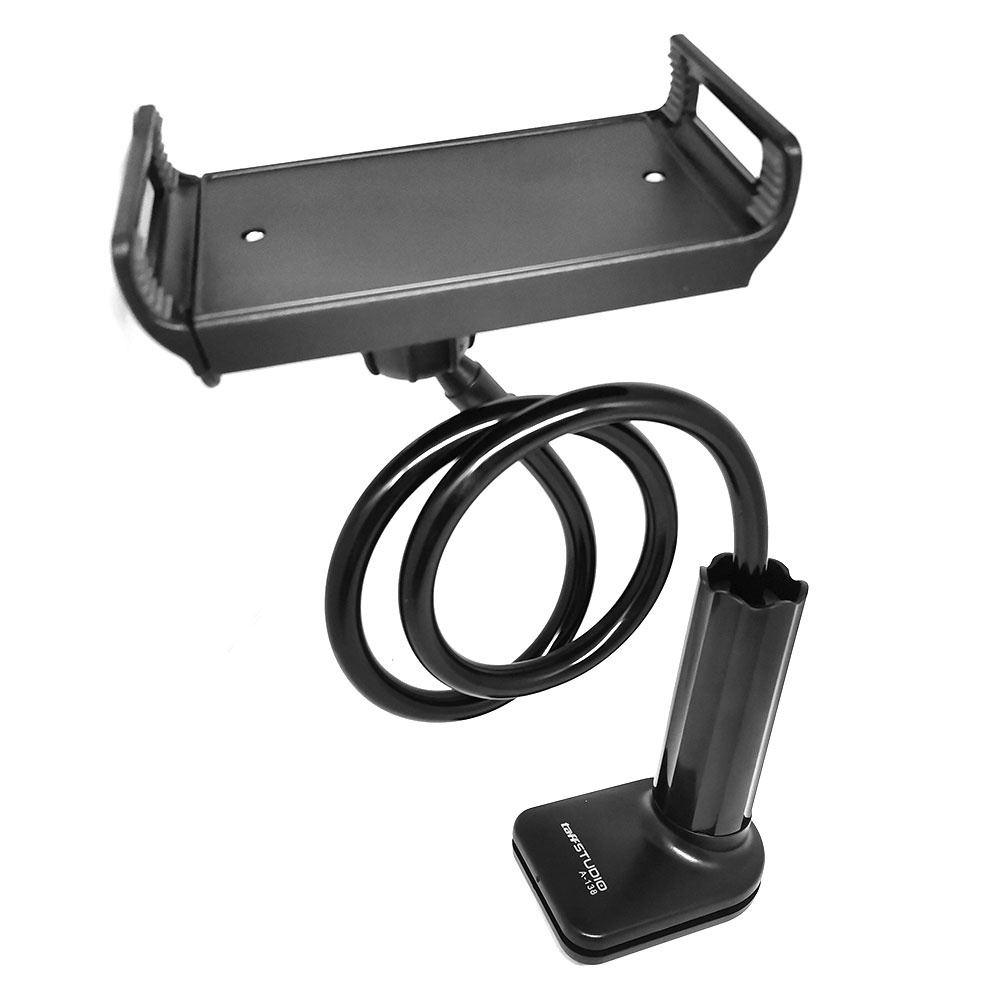 TaffSTUDIO Lazypod Arm Universal Tablet PC Holder dengan Klip 360 Derajat - A-138 - Black