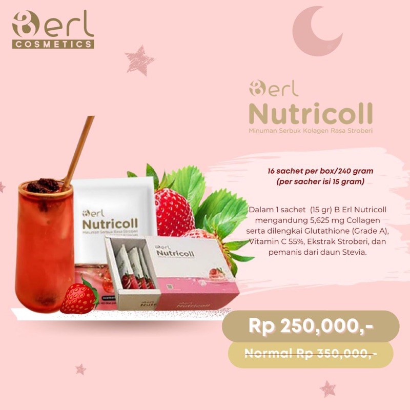 

Nutricoll - Minuman Serbuk Kolagen dengan Rasa Stoberi