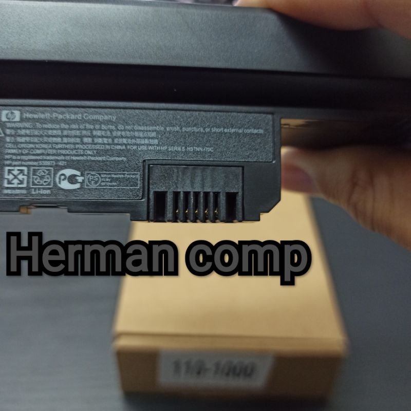 Original Baterai Laptop Hp Mini 110-1000 110c-1000 Series