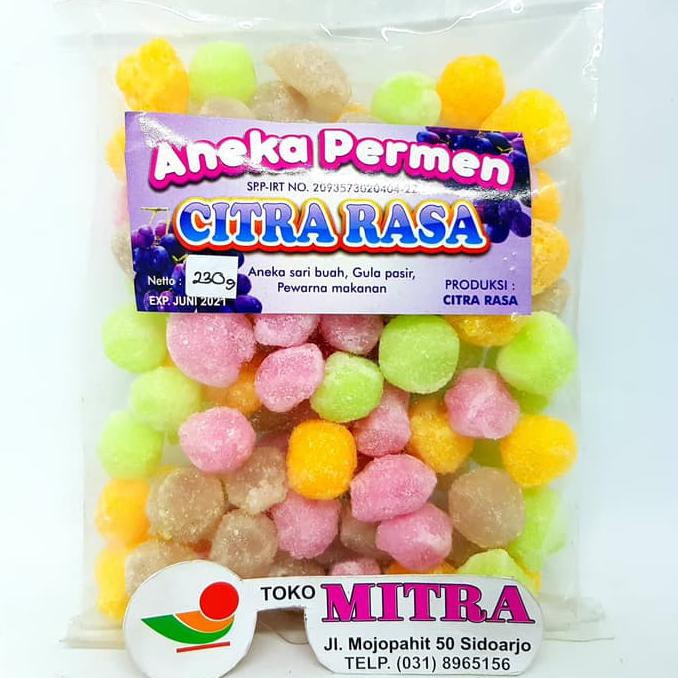 

Silahkan Order] Citra Rasa Aneka Permen Sari Buah 230Gr | Khas Oleh Sidoarjo Murah