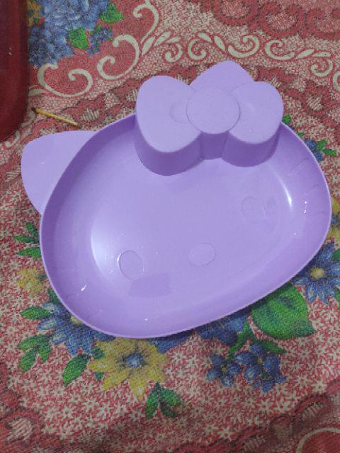 Piring Makan/piring Sup Karakter Hello Kitty 9