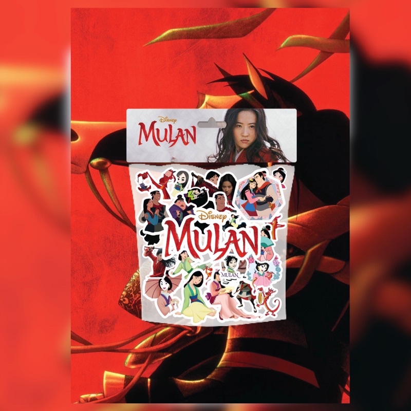 

[26 PCS STICKERS] Stickers Mulan untuk laptop, hp, dll